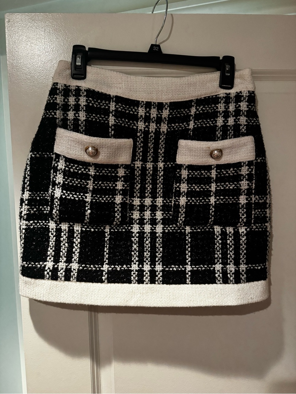 Vici Dolls tweed Mini Skirt